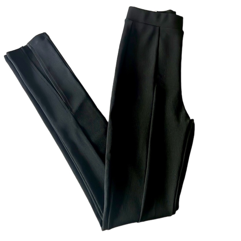 ZARA Women's Black Hi-Rise Straight Legging - Size Small - NWT - Picture 1 of 6